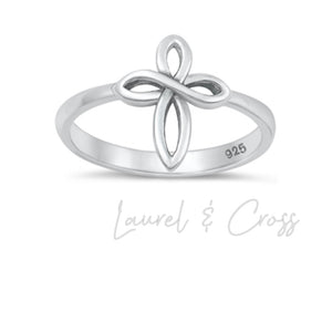 Girl’s .925 Sterling Silver Celtic Cross Ring