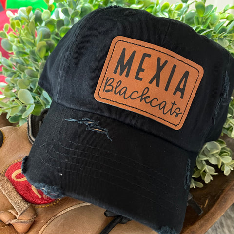 MEXIA Blackcats Vintage Baseball Hat