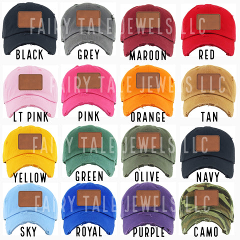 CREATE YOUR OWN CUSTOM Vintage Baseball Hat