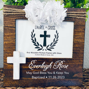 Personalized “My Baptism” Keepsake Frame