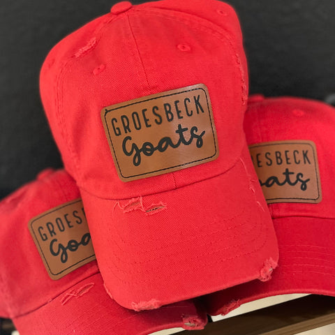 GROESBECK Goats Vintage Baseball Hat